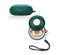 Protective Case for Soundcore Sleep A20 Earbuds, yystao Soft Silicone Case Compatible with Soundcore Sleep A20, with Neck Strap - Skin Friendly & Durable, Green