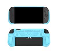 Protective Case for Switch 2 Console, One-Piece TPU Cover with Dockable Design, Shockproof Slim Shell Compatible with NS 2 Dock Station, Anti-Scratch Gaming Accessories (Blue)
