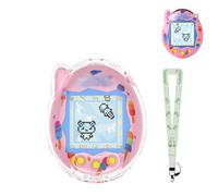 Protective Case for Tamagotchi Connection - Clear PC Hard Shell Cover for Tamagotchi Connection Electronic Pet,Waterproof Sweatproof Washable Shockproof Anti-Drop 360° Full Protection(Clear)
