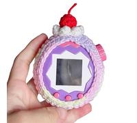 Protective Case for Tamagotchi Paradise,Cute Cartoon Hand-knitted Protective Cover,Soft & Shockproof Shell for Tamagotchi Virtual Pet Keychain, Drop-Proof,Scratch-Proof,Shock-Proof