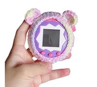 Protective Case for Tamagotchi Paradise,Cute Cartoon Hand-knitted Protective Cover,Soft & Shockproof Shell for Tamagotchi Virtual Pet Keychain, Drop-Proof,Scratch-Proof,Shock-Proof