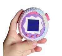 Protective Case for Tamagotchi Paradise,Cute Cartoon Hand-knitted Protective Cover,Soft & Shockproof Shell for Tamagotchi Virtual Pet Keychain, Drop-Proof,Scratch-Proof,Shock-Proof