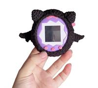 Protective Case for Tamagotchi Paradise,Cute Cartoon Hand-knitted Protective Cover,Soft & Shockproof Shell for Tamagotchi Virtual Pet Keychain, Drop-Proof,Scratch-Proof,Shock-Proof