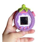 Protective Case for Tamagotchi Paradise,Cute Cartoon Hand-knitted Protective Cover,Soft & Shockproof Shell for Tamagotchi Virtual Pet Keychain, Drop-Proof,Scratch-Proof,Shock-Proof