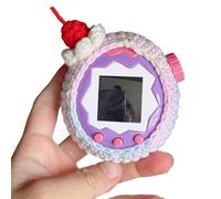 Protective Case for Tamagotchi Paradise,Cute Cartoon Hand-knitted Protective Cover,Soft & Shockproof Shell for Tamagotchi Virtual Pet Keychain, Drop-Proof,Scratch-Proof,Shock-Proof