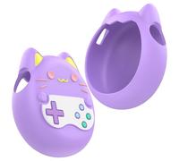 Protective Case for Tamagotchi Paradise Game Machine, Silicone Drop-proof Dust-proof Protector Cover for Tamagotchi Paradise Virtual Electronic Pet Accessories (Purple)