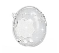 Protective Case for Tamagotchi Paradise Games Console, PC Hard Shell Transparent Cover with Fall Resistant Non Slip Design, Shockproof Cover for Virtual Pet Game Accessories (Glitter Powder)