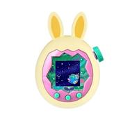Protective Case for Tamagotchi Paradise, Silicone Full Drop Protection Soft Cover with Rabbit Ears, Easy Clean, Cute Macaron Colors for Tamagotchi Paradise Sleeve (yellow)