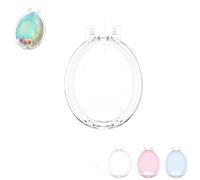 Protective Case for Tamagotchi, Transparent Full-Body Cover with Shockproof & Scratch-Resistant Design (White)