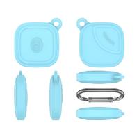 Protective Case for Tile by Life360 Mate 2024,Silicone Protective Dropproof Dustproof Silicone Case with Hook,Durable and Stylish,Waterproof,Drop proof (Luminous Ice Blue)