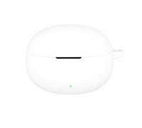 Protective Case For VIVO TWS 5E Earbuds,Soft Shell Skin Silicone Cover Shockproof Dustproof Protecor with Hook For VIVO TWS 5E Earphone (white)