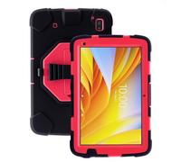 Protective Case for Zebra ET40 ET45 10 Inch Tablet Only, Military Grade Shockproof Rugged Cover with Hand Strap & Stand, SG-ET4X-10EXOSKL1-01 Compatible with Zebra Accessories (Red)
