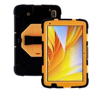 Protective Case for Zebra ET40 ET45 10 Inch Tablet Only, Military Grade Shockproof Rugged Cover with Hand Strap & Stand, SG-ET4X-10EXOSKL1-01 Compatible with Zebra Accessories (Yellow)