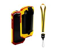 Protective Case for Zebra TC51 TC52 TC56 TC57 TC510K with Hand Strap & Neck Strap - Rugged Boot Cover Compatible with Zebra Handheld Barcode Scanners (Yellow)