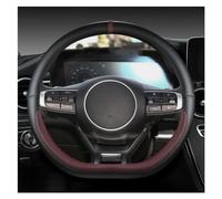 Protective Case Microfiber Leather D Shape Car Steering Wheel Cover For Kia For Sportage 5 GT-Line 2021 2022 Auto Accessories Car Steering Wheel Cover(WINE RED)