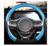 Protective Case O Shape D Shape 38CM Car Steering Wheel Cover For Kia For Rio 2 3 4 For X-Line K2 K3 K4 K5 KX1 KX3 KX5 Steering Hood(BLUE D SHAPE)