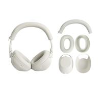 Protective Case Set Compatible with Sony WH-1000xm6 Headphones Cap Protective Case with Head Beam Frame Case Headphones Shell Soft Protective Case (Silver)