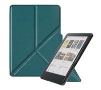 Protective Case Sleeve for Kobo Clara Colour/Clara BW 6 inch eReader 2024, PU Leather Stand Cover with Auto Sleep/Wake Function, Slim Smart Lightweight Multi-Angle Stand Case (Dark Green)