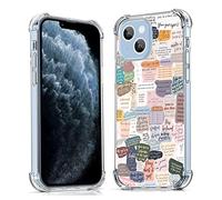 Protective Case with Bible Verses for iPhone 13, Christian Jesus Quotes, Trendy Soft TPU Protective Case, Compatible with iPhone 13