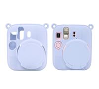 Protective Case with Lens Cover for Instax Mini 13, Soft Silicone Sleeve Lens Protection Anti-Scratch Anti-Slip Skin Shell for Mini 13 Instant Camera, Blue