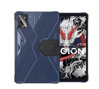 Protective Case with Stand for Lenovo Legion Y700 (2024) 3 Generation, Gaming Tablets Sleeve Drop-proof Flexible Cover Anti-Scratch TPU Protection Shell with Air Cushion Corner (Blue)