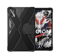 Protective Case with Stand for Lenovo Legion Y700 (2024) 3 Generation, Gaming Tablets Sleeve Drop-proof Flexible Cover Anti-Scratch TPU Protection Shell with Air Cushion Corner (Black)