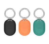 Protective cases compatible for Xiaomi Tag, soft silicone, anti-lost keychain, Silicone Shockproof Protective Cover (3 Pack B)