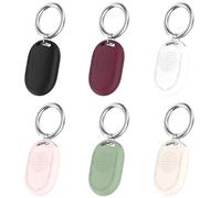 Protective cases compatible for Xiaomi Tag, soft silicone, anti-lost keychain, Silicone Shockproof Protective Cover (6 Pack A)