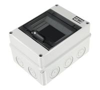 Protective Circuit Breaker Box with Window Plastic Distribution Box | Ip65 Dustproof Sealing, Frosted Panel, Quick Installation, for Home Workshop Electrical Setup