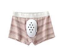 Protective Circumcision Underwear for Men, Post-Op Boxer Briefs with Soft Cover, Postoperative Recovery Kit(Brown,XXS)