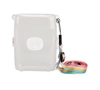 Protective Clear Case Hard Camera Cover for Instax Mini Link 2 Printer with Shoulder Strap Kit
