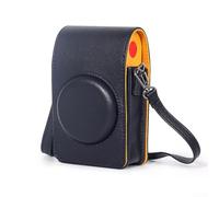 Protective Compact Retro Camera Bag for Kodak MS200, Made from PU Leather, Suitable for Travel and Outdoor Photography Use (Black)