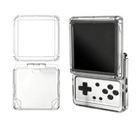 Protective Cover Case for Anbernic RG Rotate, TPU Protective Sleeve Skin Case Cover Anti-Drop Shockproof Protector Shell Case for RG Rotate Retro Handheld Game Console (Transparent)