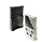 Protective Cover Case for ANBERNIC RG477V, TPU Soft Skin Sleeve Anti-Drop Shockproof Protector Shell Case for RG477V Handheld Game Console，Transparent Black