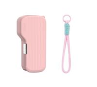 Protective Cover Case for DJI Osmo Pocket 4P, Gimbal Protective Case Lens Screen Hard Shell Protectors Cap Camera Accessories with Filter Storage & Storage Card Slots，Pink