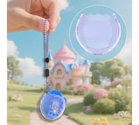 Protective Cover Case For Tamagotchi Paradise Game Console Fall Resistant Non-Slip Sleeve Games Accessories (Transparent Purple)