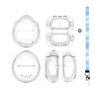 Protective Cover Case for Tamagotchi Paradise,Shock-Resistant, Drop-Proof, with Lanyard Keycap (Clear)