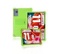 Protective cover for Ainmel A6H-A/Ainmel A6H0409 11 inch 2025 Newest Tablet, Skin-Friendly Soft Silicone Tablet Case with Adjustable Stand (Green)