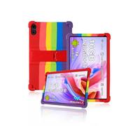 Protective cover for Ainmel A6H423 10.36 inch Tablet, yystao Kids Skin-Friendly Soft Silicone Tablet Case compatible with Ainmel Tablet A6H423, Adjustable Stand (Rainbow)