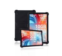 Protective cover for Ainmel AMLC107 10.1 Inch Tablet,Skin-Friendly Soft Silicone Tablet Case with Adjustable stand(Black)