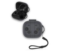 Protective cover for Beats Powerbeats Pro 2 Wireless Earbuds, yystao Soft Silicone Case with lanyard - Skin-friendly & Durable, Black Game console shape