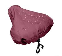 Protective cover for bicycle saddles made with 210D Oxford material, waterproof and reflective, adjustable drawstring ensures firm fit on various seats (Deep purple)