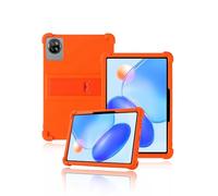 Protective cover for Blackview Tab 20 WiFi 10.1 inch Tablet Newest, yystao Kids Skin-Friendly Soft Silicone Tablet Case compatible with Blackview Tab 20 WiFi, Adjustable Stand (Orange)