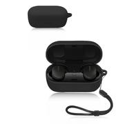 Protective cover for Bose QuietComfort Wireless Noise-Cancelling Earbuds,Soft Silicone Case with Waterproof, Shockproof & Scratch-resistant,ideal for Daily Protection,Black