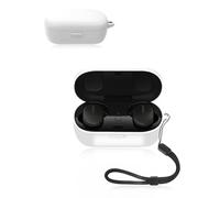 Protective cover for Bose QuietComfort Wireless Noise-Cancelling Earbuds,Soft Silicone Case with Waterproof, Shockproof & Scratch-resistant,ideal for Daily Protection,White