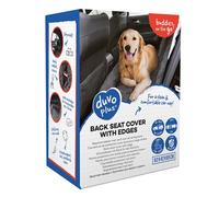 Duvo+ Back Seat Cover Black 147X99Cm For Dogs, Scratch Protection & Comfort
