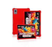 Protective cover for DOOGEE T20 Ultra 12 inch Tablet,Soft Silicone Tablet Case with Anti-Slip Stand,Shockproof and Drop-Resistant,Red