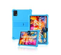 Protective cover for DOOGEE T30S 11 inch 2025 Newest, yystao Kids Skin-Friendly Soft Silicone Tablet Case compatible with DOOGEE Tablet T30S-A, Adjustable Stand (Azure)