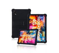 Protective cover for DOOGEE T30S 11 inch 2025 Newest, yystao Kids Skin-Friendly Soft Silicone Tablet Case compatible with DOOGEE Tablet T30S-A, Adjustable Stand (Black)