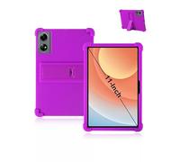 Protective cover for DOOGEE Tab G6+ Tablet 11 inch 2025 Newest, yystao Kids Skin-Friendly Soft Silicone Tablet Case compatible with DOOGEE Tab G6+, Adjustable Stand (Purple)